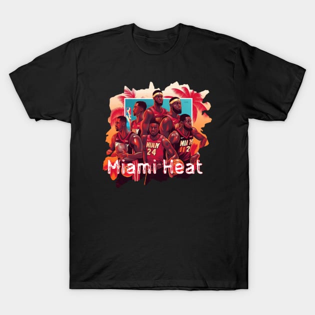 Miami Heat T-Shirt by Pixy Official